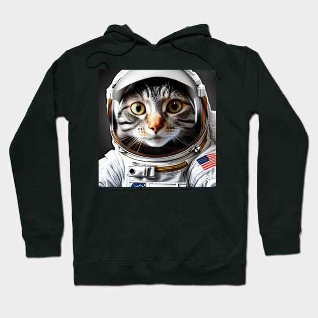 Astronaut Cat Hoodie by WildScience